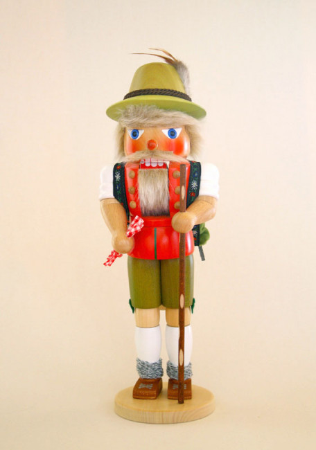 Nussknacker Bergwanderer jodelt