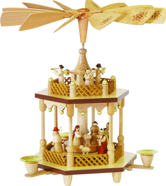 Pyramide Christi Geburt 1-stöckig - Auslaufartikel