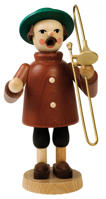 Räuchermännchen Musikant mit Posaune