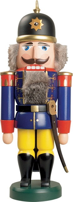 Nussknacker Soldat blau