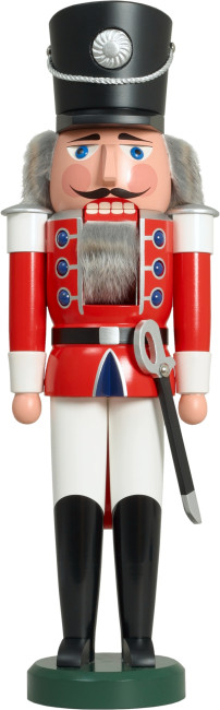 Nussknacker Husar groß rot