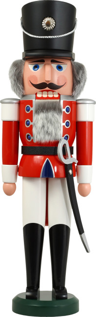 Nussknacker Husar groß rot