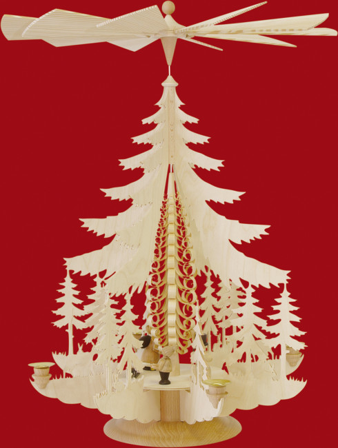 Pyramide Weihnachtsfiguren natur