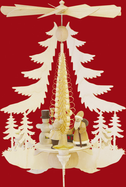 Pyramide Weihnachtsfiguren, natur