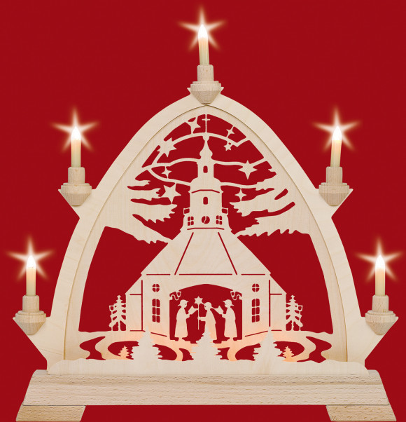 Gotischer Bogen Seiffener Kirche