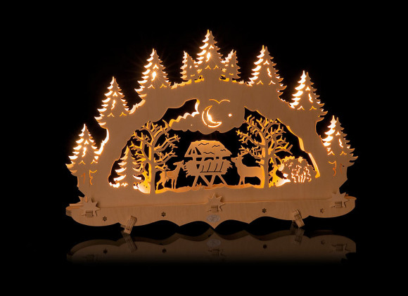 Lichterbogen Futterkrippe