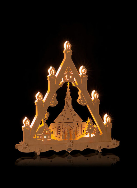Lichterspitze Kirche Seiffen