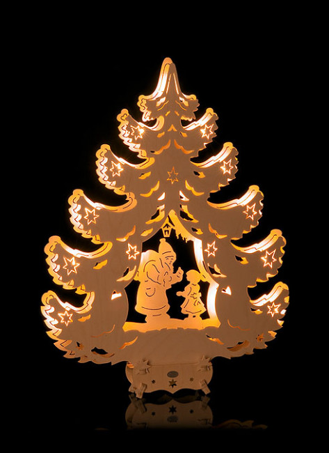 Lichterbaum Bescherung
