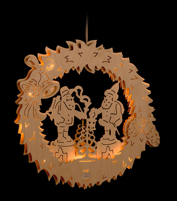 Fensterbild Räuchermann