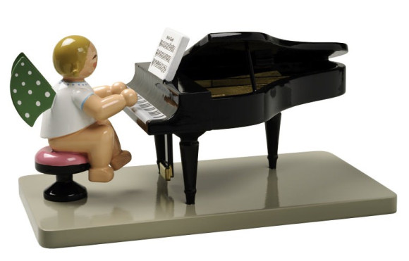 Engel am offenen Flügel (nur mit blondem Haar)