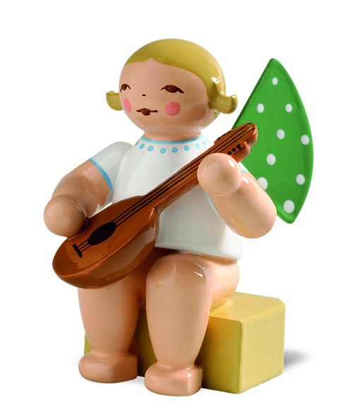 Engel klein mit Mandoline - Auslaufartikel
