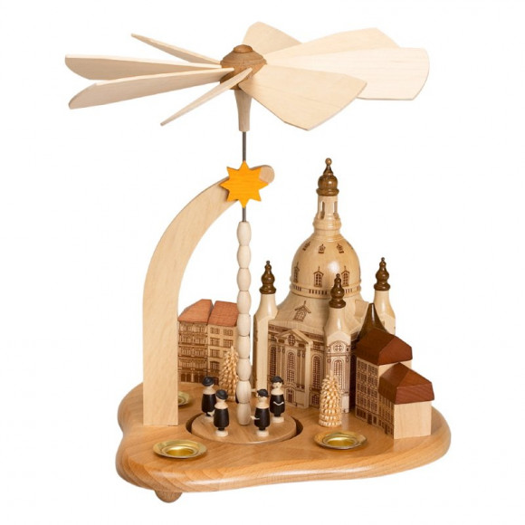 Tischpyramide Dresdener Frauenkirche natur