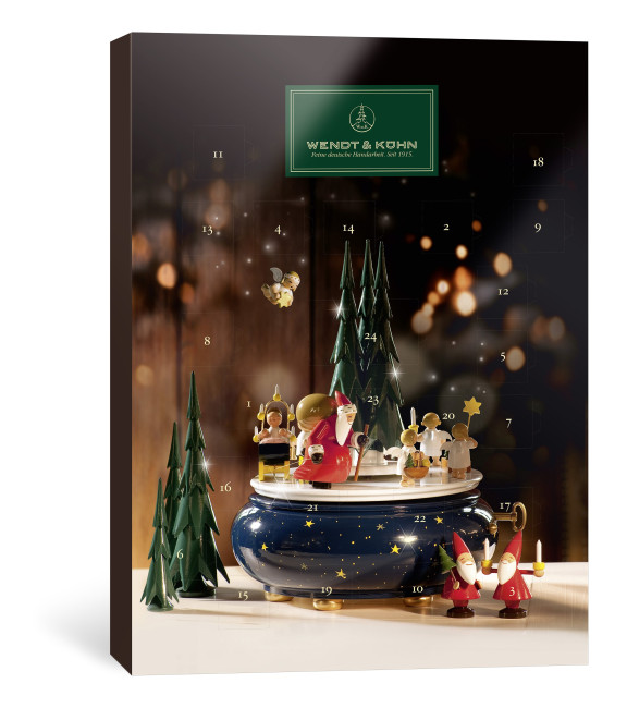 Adventskalender 2025 mit Figur