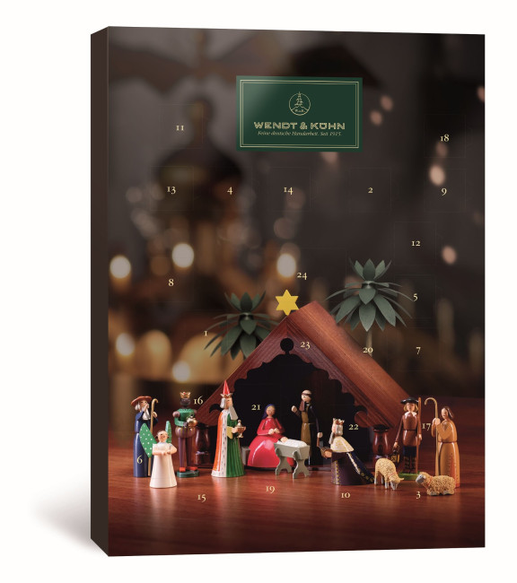 Adventskalender 2026 mit Figur