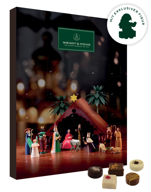 Adventskalender 2026 mit Figur