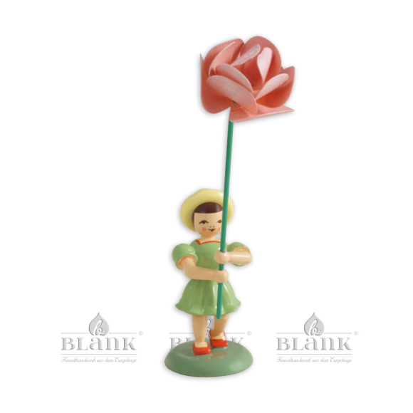 Blumenkind mit Pfingstrose