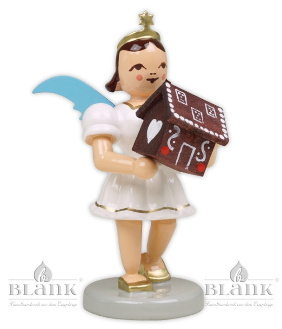 Kurzrockengel mit Pfefferkuchenhaus, Exklusiv-Edition 2023 - farbig