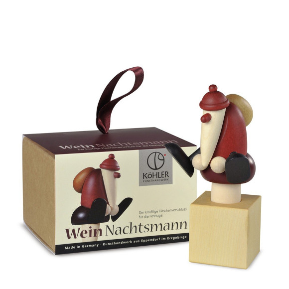 Weinnachtsmann Rotweinverschluß