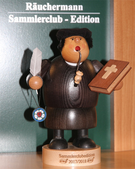 Sammlerclub-Edition 2017/2018 Räuchermännchen Martin Luther