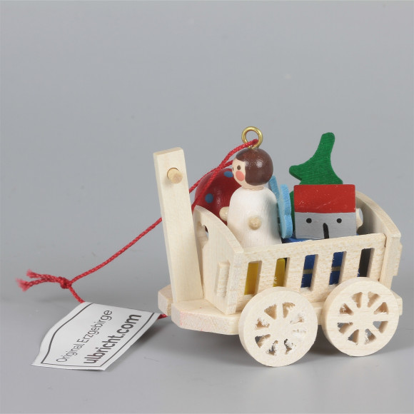 Baumbehang Heuwagen mit Engel
