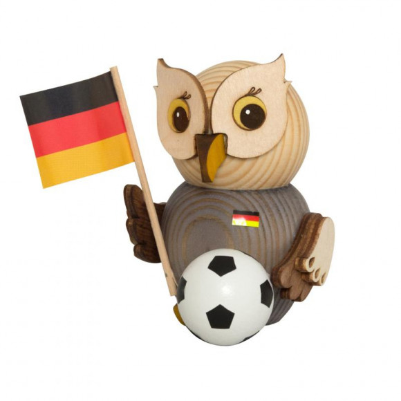 Mini Eule Fußballfan