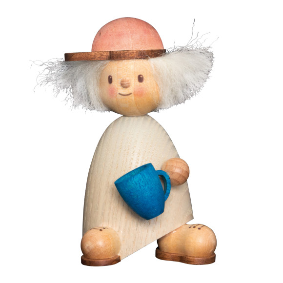 Finn mit Tasse - 9 cm