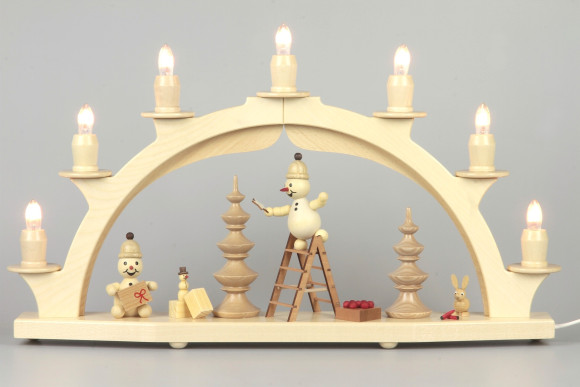 Lichterbogen Junior beim Weihnachtsbaum schmücken, massiv - Auslaufartikel