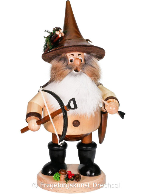 Räuchermann Räuberwichtel mit Armbrust - 26 cm