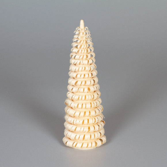 Erzgebirgischer Spanbaum Ringelbaum natur - 12 cm