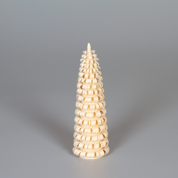 Erzgebirgischer Spanbaum Ringelbaum natur - 10 cm