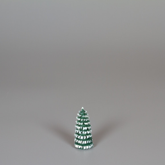 Erzgebirgischer Spanbaum Ringelbaum grün/weiß - 4 cm 