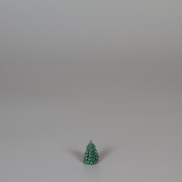 Erzgebirgischer Spanbaum Ringelbaum grün - 2 cm