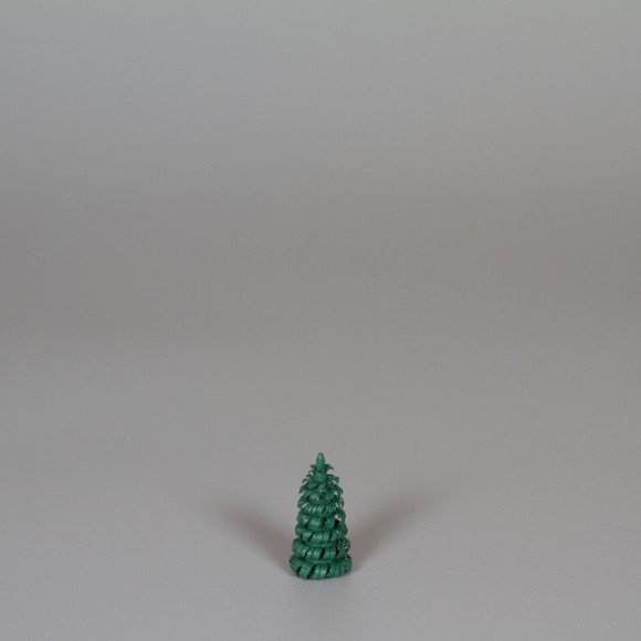 Erzgebirgischer Spanbaum Ringelbaum grün - 3 cm 