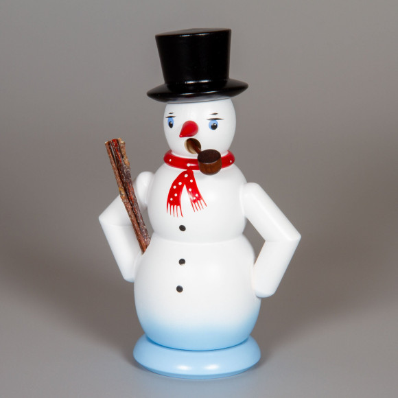 Olbernhauer Räuchermann Schneemann, klein