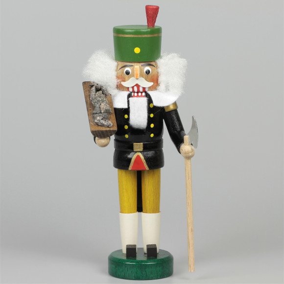 Nussknacker Bergmann mit Kerzentülle