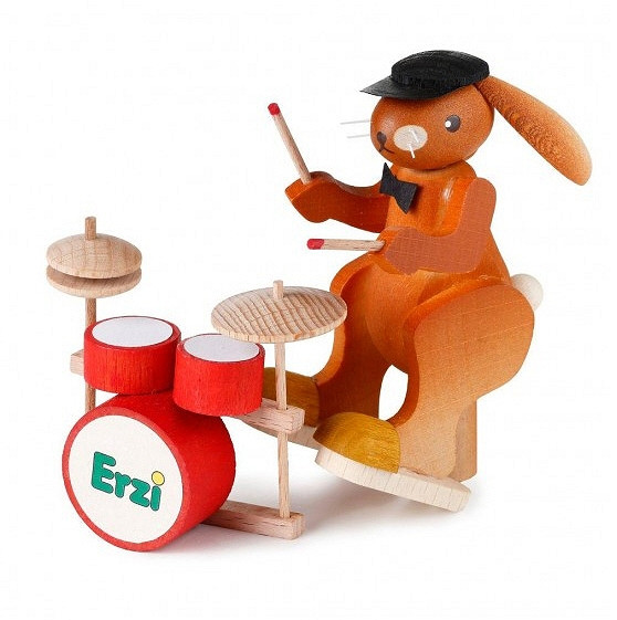 Hase mit Schlagzeug