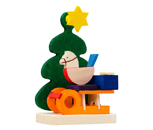 Baumbehang Christbaum mit Gabenschlitten