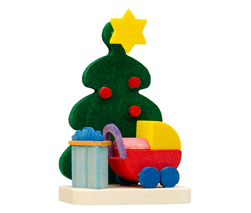 Baumbehang Christbaum mit Puppenwagen