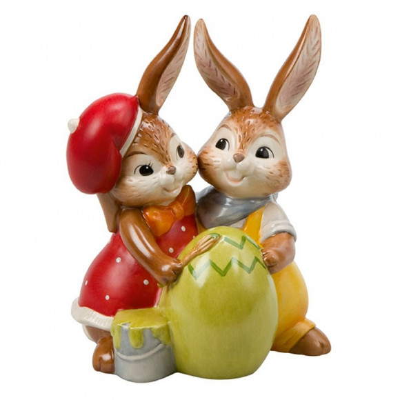 Fröhliche Hasenmaler
