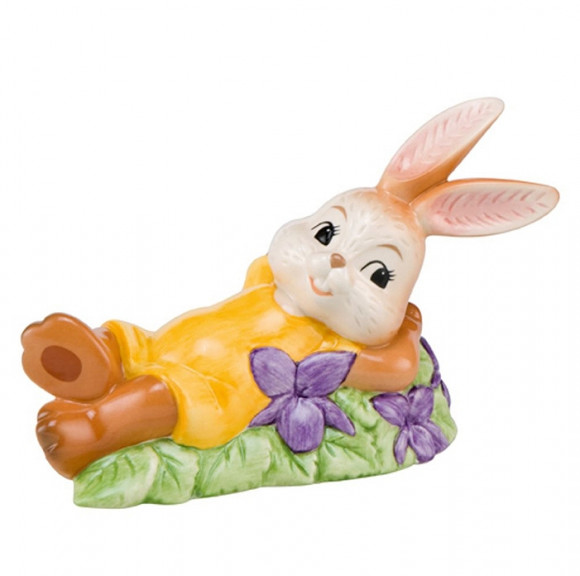 Osterhase Pause im Frühlingsduft