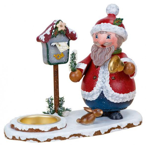 Winterkinder Teelichthalter mit Wichtel Weihnachtsmann