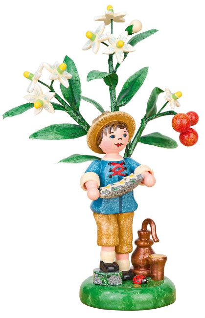 Hubrig Jahresfigur Herbstkind 2025 Junge mit Jasmin limitiert
