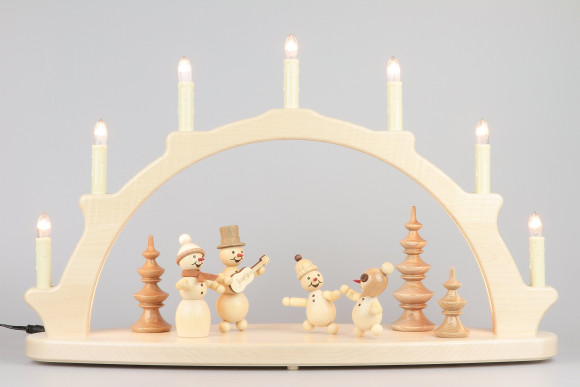 LED-Lichterbogen Winterzauber mit Innenbeleuchtung, massiv