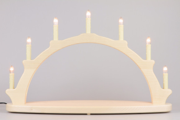 LED-Lichterbogen Leerbogen mit Innenbeleuchtung zum selbst Bestücken, massiv
