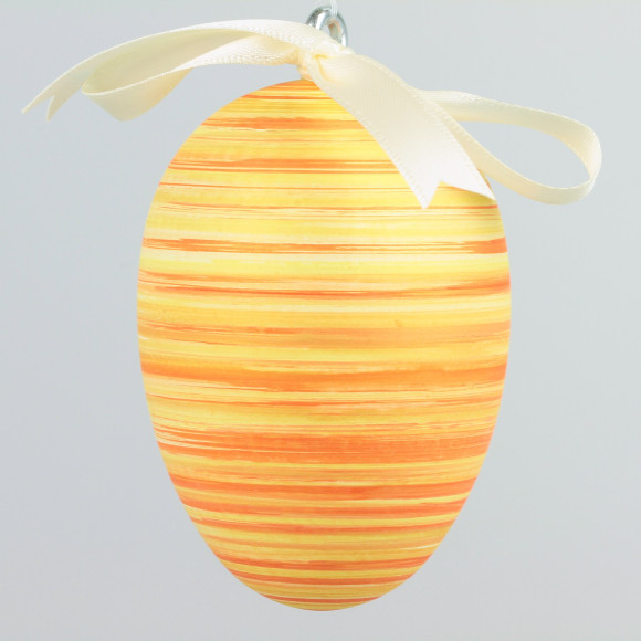 Handgedrechseltes Maxi Osterei, 8 cm, Einzelstück