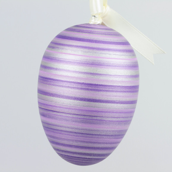 Handgedrechseltes Maxi Osterei, 8 cm, Einzelstück