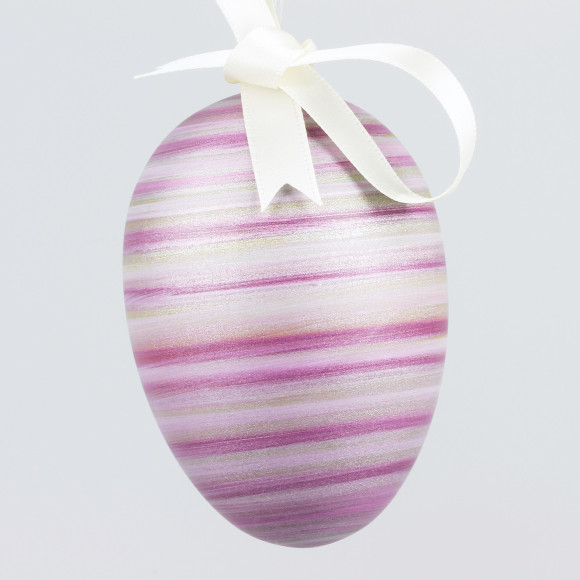 Handgedrechseltes Maxi Osterei, 8 cm, Einzelstück