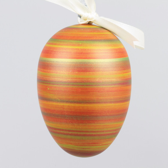 Handgedrechseltes Maxi Osterei, 8 cm, Einzelstück