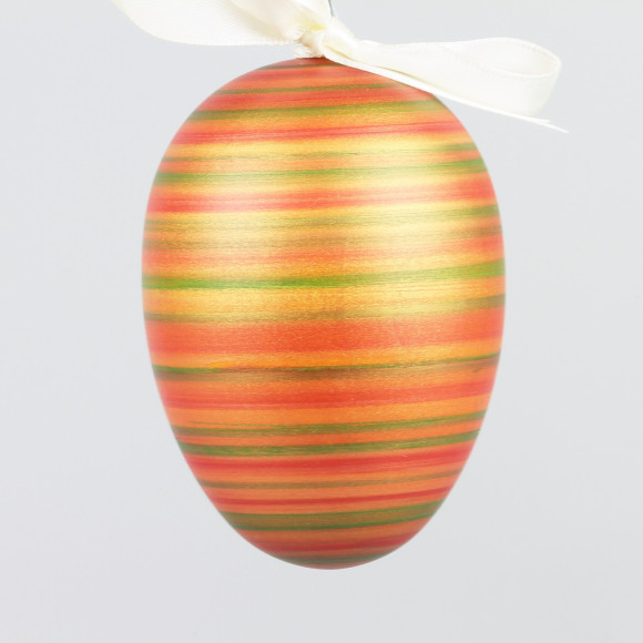 Handgedrechseltes Maxi Osterei, 8 cm, Einzelstück