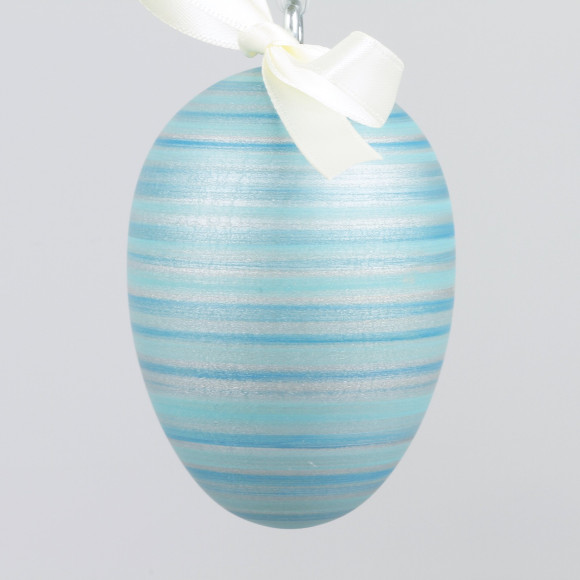 Handgedrechseltes Maxi Osterei, 8 cm, Einzelstück